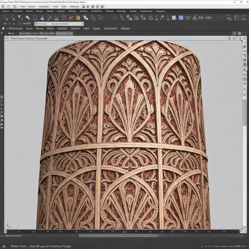 Rotary axis wrapped machining in Aspire