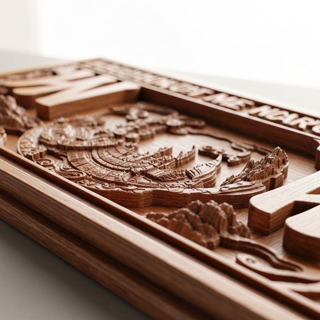 Decorative sign made with Aspire